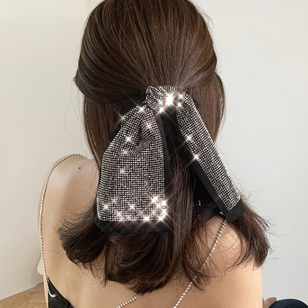 안나.블링 큐빅 헤어밴드